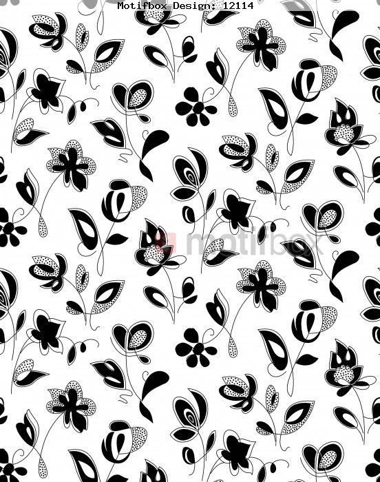 BLACK AND WHITE FLORAL DESIGN BLACK AND WHITE FLORAL DESIGN